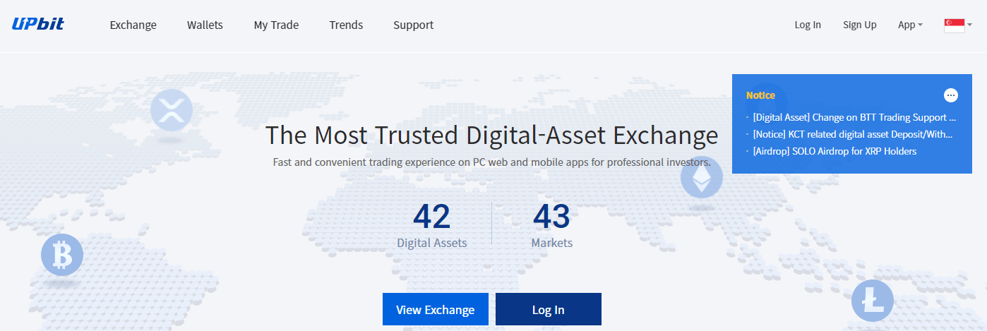 официальный сайт Upbit
